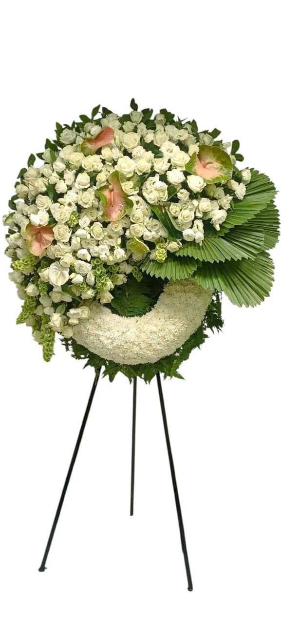 Wreath funeral, gorgeous for memorial service and funeral | ծաղիկների առաքում Երևանում