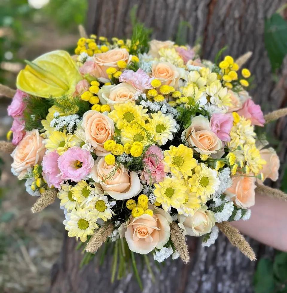 Yellow bunch | ծաղիկների առաքում Երևանում