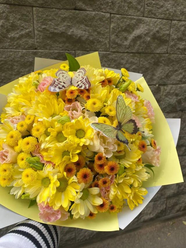 Bunch of chrysanthemums | ծաղիկներ, ծաղկեպսակներ, բույսեր - առաքում Երևան
