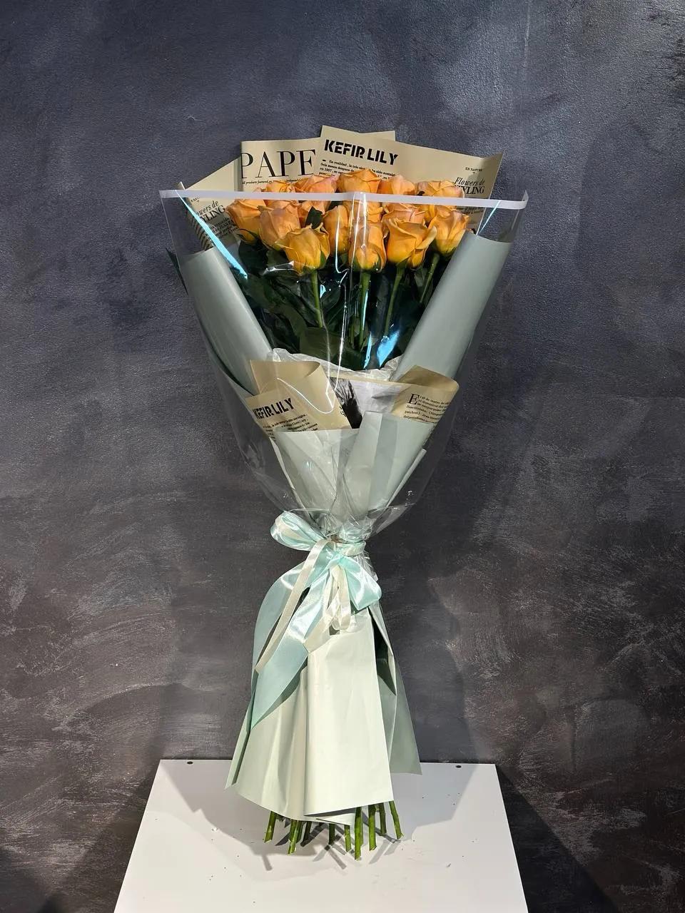 Elegant yellow roses | ծաղիկներ, ծաղկեպսակներ, բույսեր Երևան