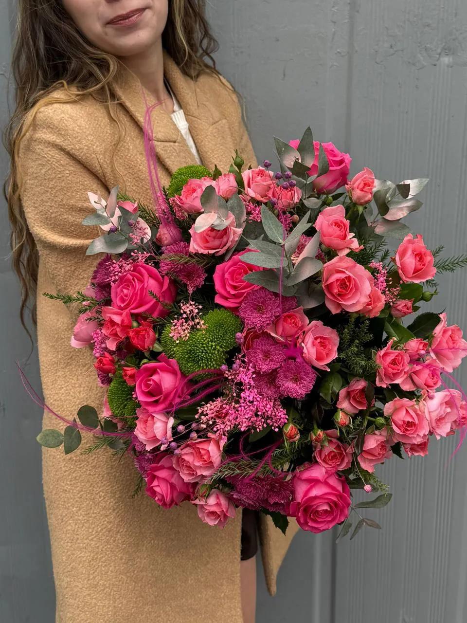 Pink bouquet | ծաղիկների առաքում Երևանում