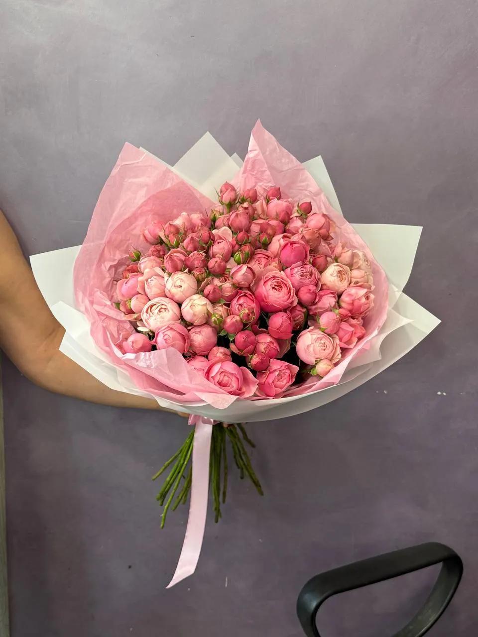 Букет пионовидных роз (Silva Pink) Букет пионовидных роз (Silva Pink) | ծաղիկների առաքում Երևանում