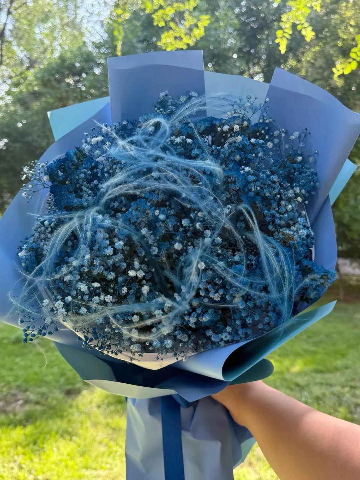 Blue gypsophilies | ծաղիկներ, ծաղկեպսակներ, բույսեր - առաքում Երևան Blue gypsophilies | ծաղիկներ, ծաղկեպսակներ, բույսեր - առաքում Երևան